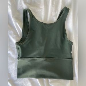 Lululemon dark forest green tank